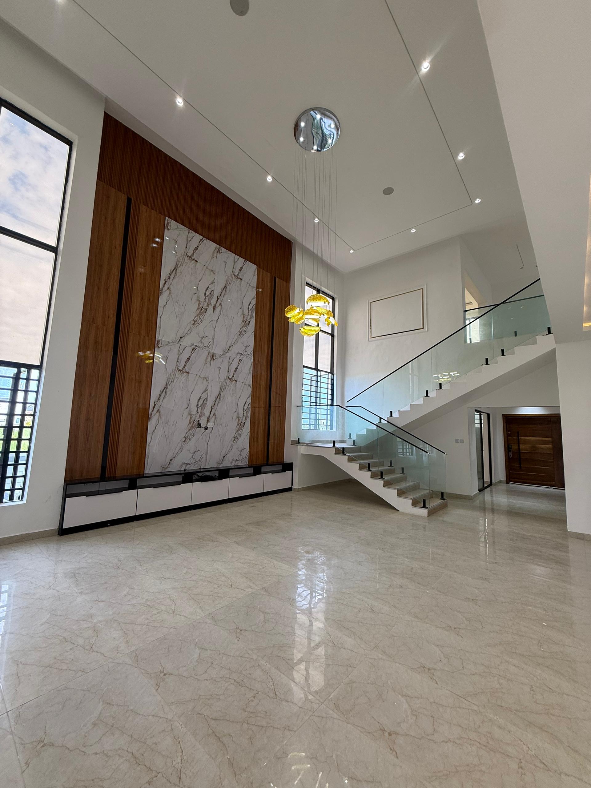 Spacious 5-Bedroom Fully Detached Duplex with Pool & Private Cinema — gallery image